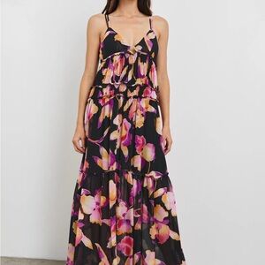 Rails Antonella Maxi Dress with Floral Design - New and Never Worn - XS